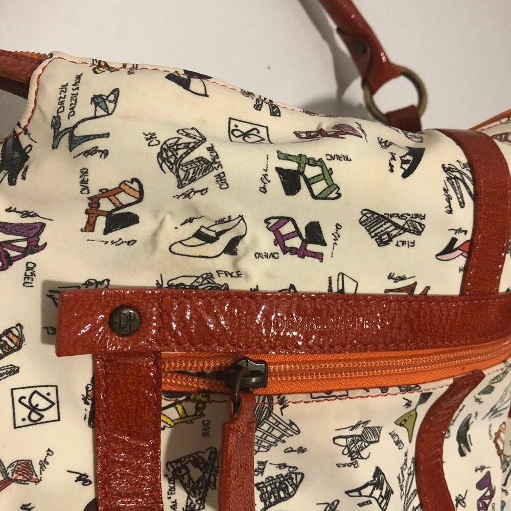 Vintage Donald pliner shoes doodle purse - Picture 3 of 5
